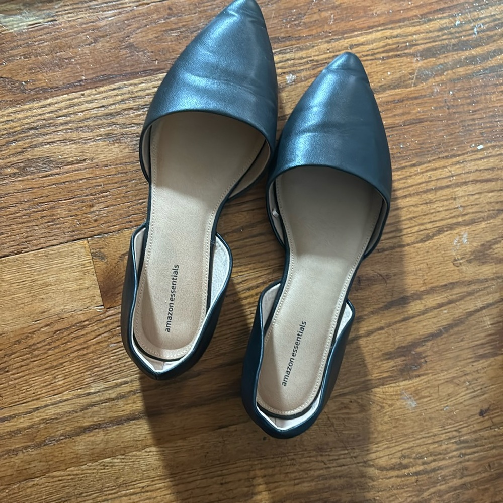 Black flats size 11